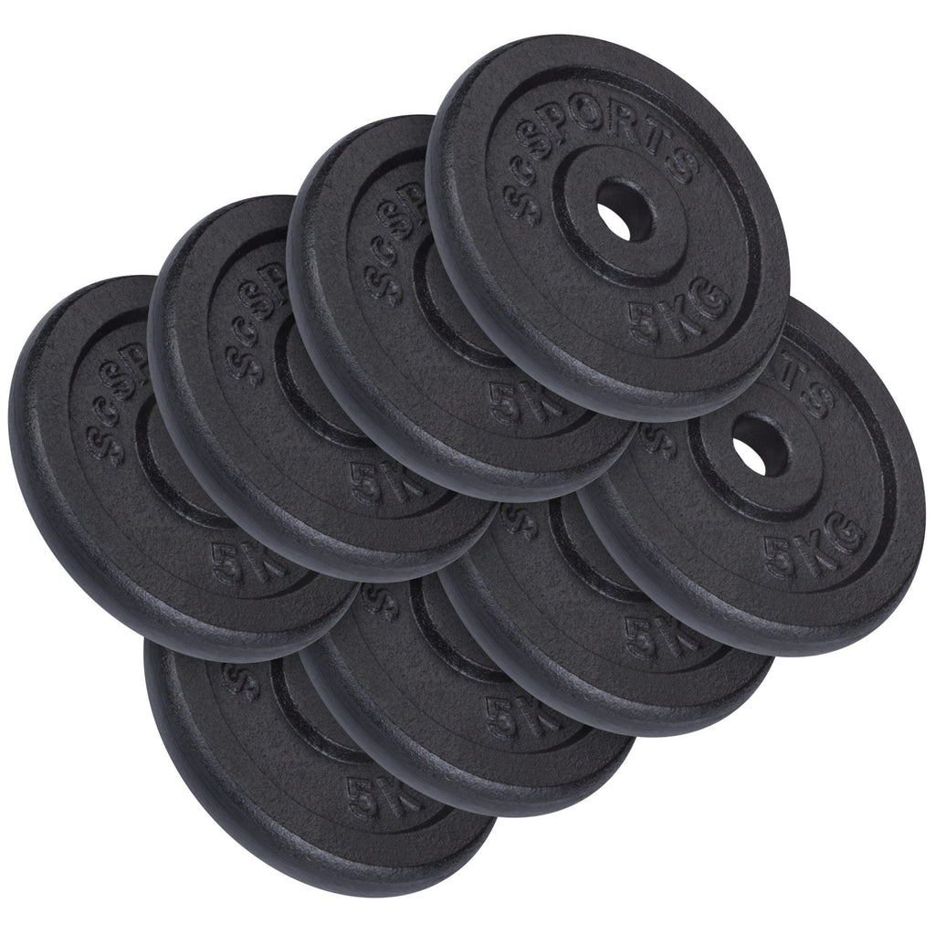 Hantelscheiben Set Gusseisen 10 - 40 kg