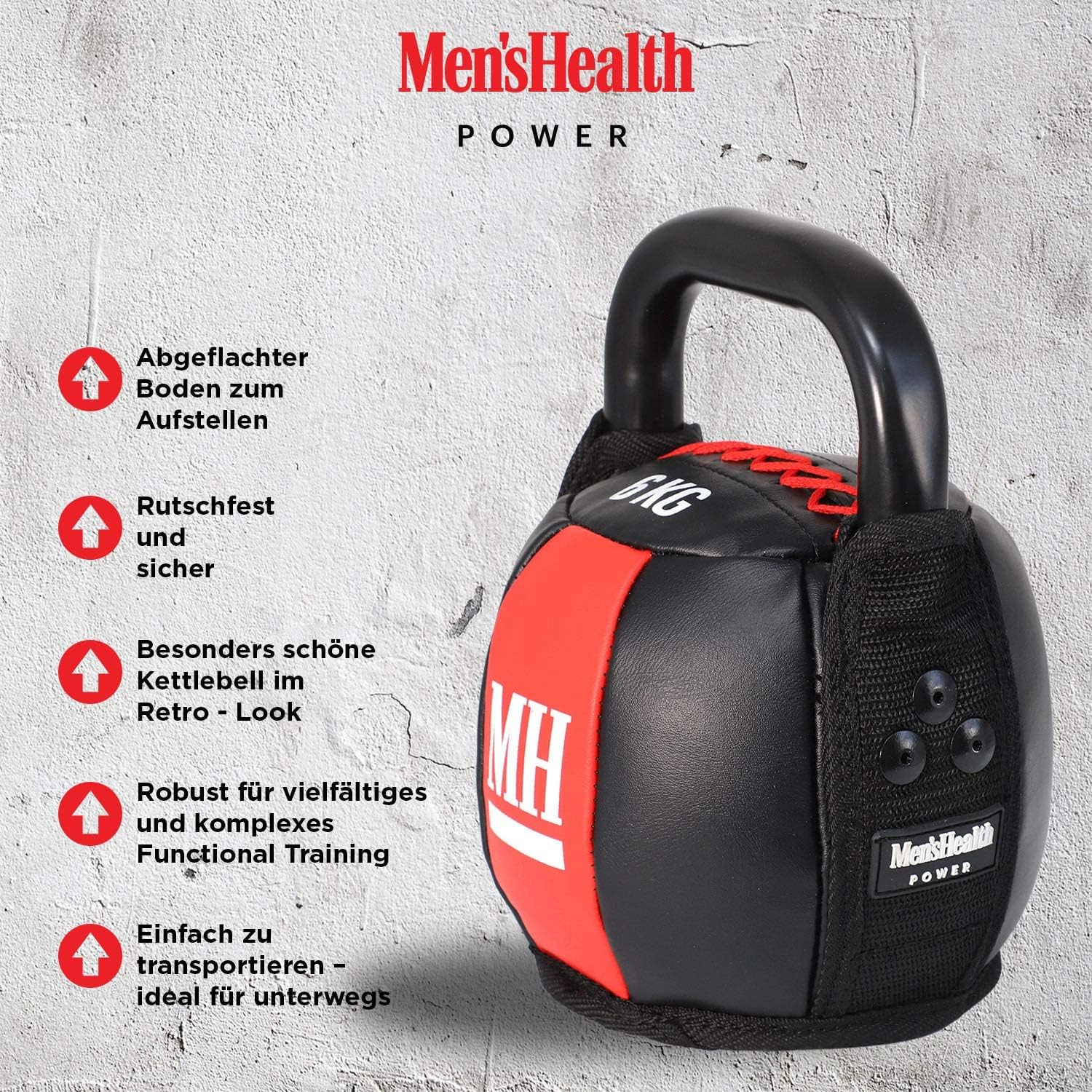 Soft Kettlebell mit Griff 6 - 12 kg