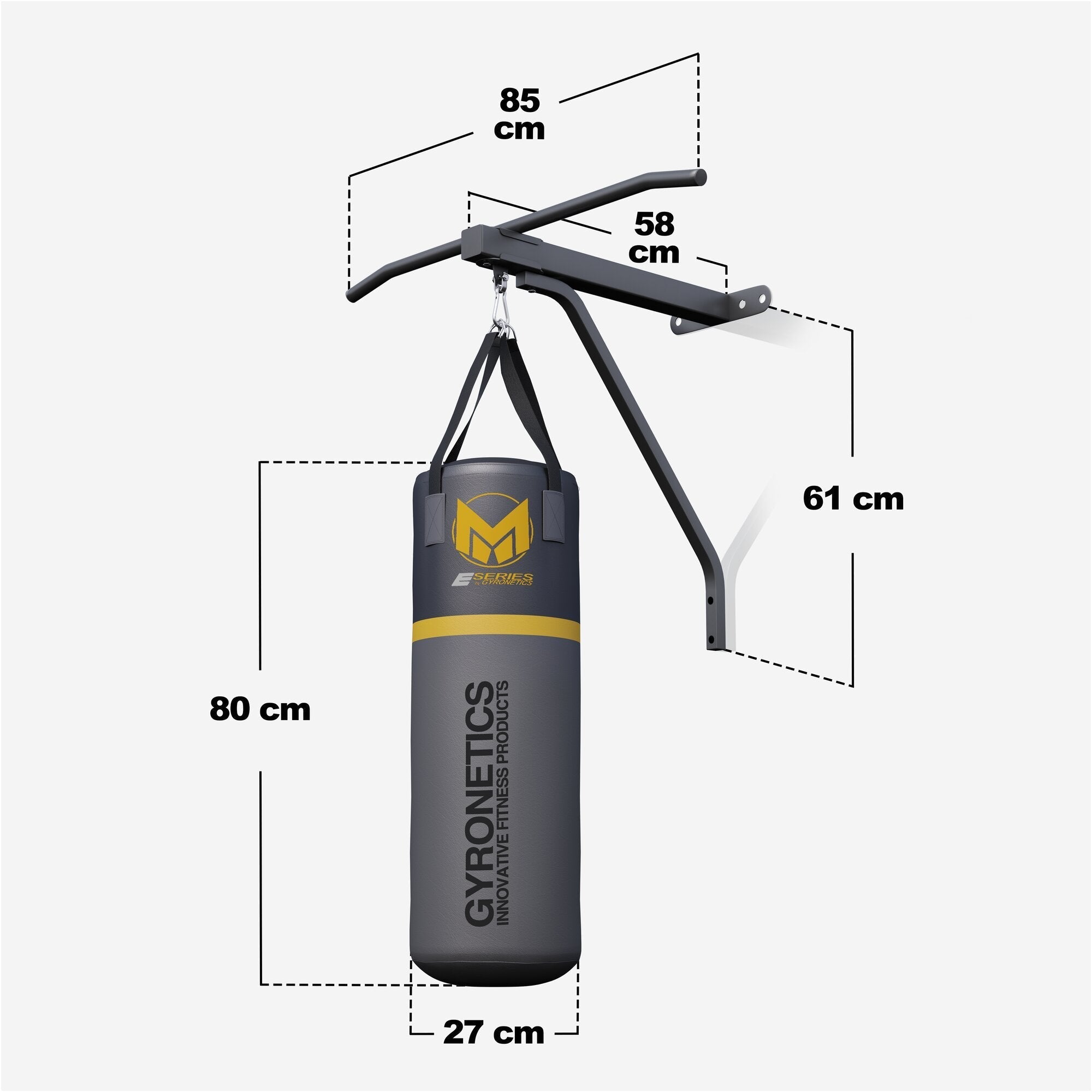 E-Series Boxsack mit Klimmzugstange